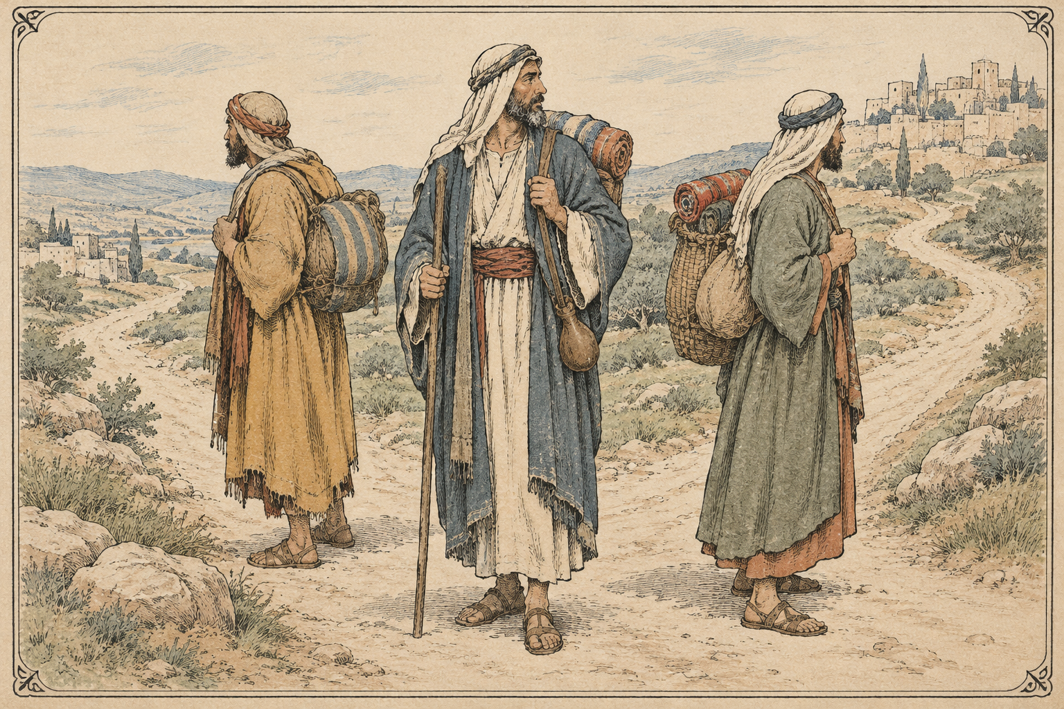 Two Family Trees: Noah's Sons and the Roads They Walked
