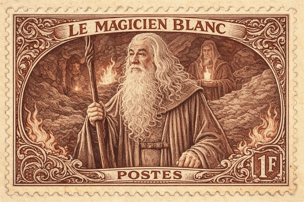 Le Magicien Blanc – editorial illustration