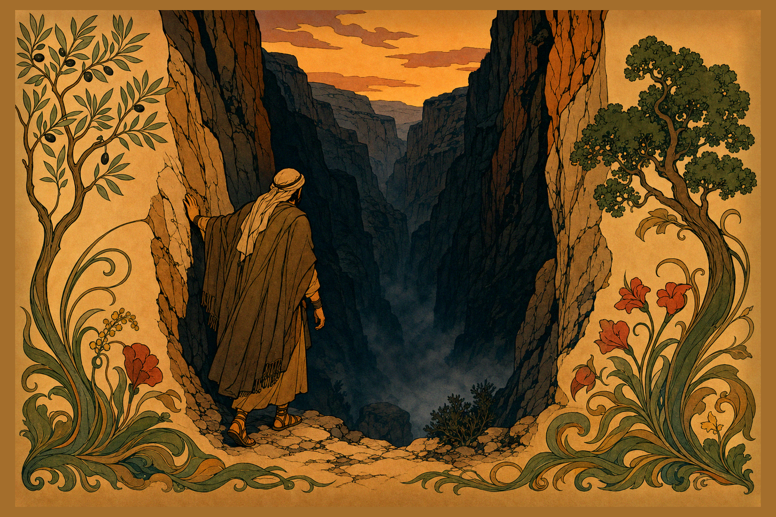Valley of the Shadow of Death or Valley of Deep Darkness