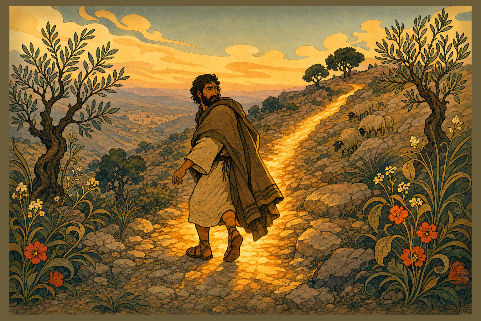Hunted by Goodness: The Aggressive Hebrew Behind "Follow Me"